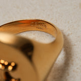 Celine Triomphe Signet Ring