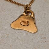 Dior Double Saddle Bag Pendant Necklace