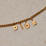 Dior Micro Logo Charms Necklace