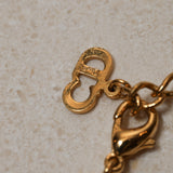 Dior 2004 Bottle Cap Logo Pendant Necklace