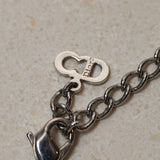 Dior Crystal Pavé Dog Tag Necklace