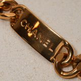Chanel 1994 Chunky Chain Wax Seal Belt 24k GP