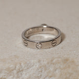 Cartier 18K WG Love Diamond Solitaire Ring
