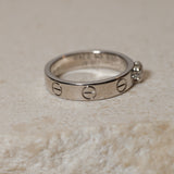Cartier 18K WG Love Diamond Solitaire Ring