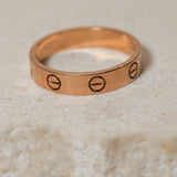Cartier 18K RG Diamond Love Ring