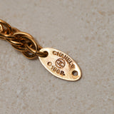 Chanel 1982 CC Coin Bracelet 24k GP