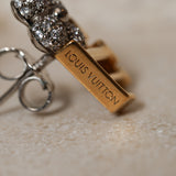 Louis Vuitton 2023 Dual Tone Crystal LV Gram Earrings
