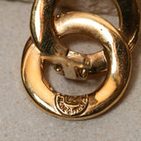 Celine Logo Disc Clip-On Earrings