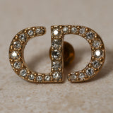 Dior Crystal CD Earrings