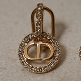 Dior 2Petit CD Clip-On Earrings