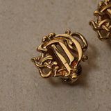 Dior Insignia Logo Clip-On Earrings