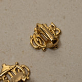 Dior Insignia Logo Clip-On Earrings