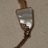 Bvlgari 18K RG Mother of Pearl and Diamond Gelati Bracelet