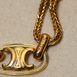 Celine Enameled Triomphe Choker