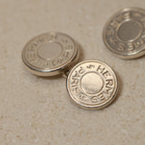 Hermès Sterling Silver Clou de Selle Cufflinks