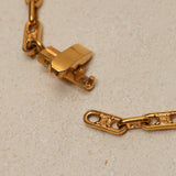 Celine Macadam Paperclip Chain Necklace