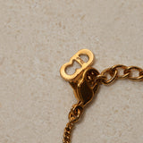 Dior Script Logo Pendant Necklace