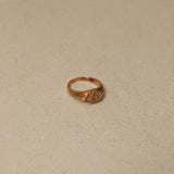 Dior CD 18K Yellow Gold and Diamond Ring, Size US 6.5 - Drop 63