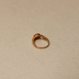 Dior CD 18K Yellow Gold and Diamond Ring, Size US 6.5 - Drop 63