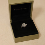 Van Cleef & Arpels 18K White Gold Diamond Mother of Pearl Vintage Alhambra Ring