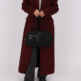 Prada Nylon Double Pocket Shoulder Bag