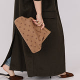 Rare Fendi Wool Karligraphy Medium First Clutch