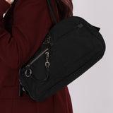 Prada Nylon Double Pocket Shoulder Bag