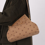 Rare Fendi Wool Karligraphy Medium First Clutch