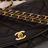 Chanel 1993 Lambskin Medium Diana Flap 24K GP