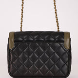 Chanel 2016 Lambskin Quilted Mini Two Tone Day Flap Bag