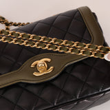 Chanel 2016 Lambskin Quilted Mini Two Tone Day Flap Bag