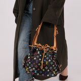 Limited Edition Louis Vuitton x Takashi Murakami Monogram Noir Multicolor Petit Noe