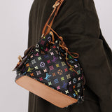 Limited Edition Louis Vuitton x Takashi Murakami Monogram Noir Multicolor Petit Noe