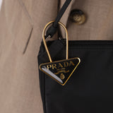 Prada Enameled Metal Bag Charm