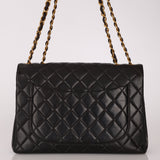 Chanel 1996 Turnlock Jumbo Flap Bag 24K GP