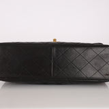 Chanel 1996 Turnlock Jumbo Flap Bag 24K GP