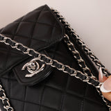Chanel 2017 Lambskin Quilted Turnlock Chain Around Flap Crossbody