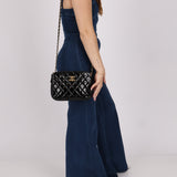 Chanel 2014 Patent Double Zip Camera Bag