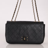 Chanel 2016 Calfskin Stitched CC Case Flap Bag