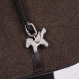 FashioNica Silver Pavè Pegasus Bag Charm