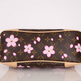 Limited Edition 2025 Louis Vuitton x Takashi Murakami Cherry Blossom Boulogne PM