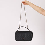 Chanel 2016 Calfskin Stitched CC Case Flap Bag