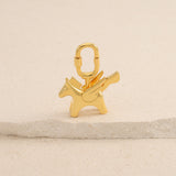 FashioNica Gold Pegasus Bag Charm