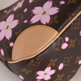 Limited Edition 2025 Louis Vuitton x Takashi Murakami Cherry Blossom Boulogne PM