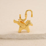 FashioNica Gold Pegasus Bag Charm