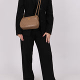 Chanel 1996 Caviar Turnlock Mini Zip 24K GP Chain Tote