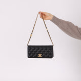 Chanel Caviar Camellia Flap Bag