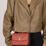 Chanel 2017 Lambskin Coco Mini Flap