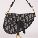 Dior 2020 Mini Oblique Saddle with Guitar Strap