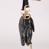 Dior 2020 Mini Oblique Saddle with Guitar Strap